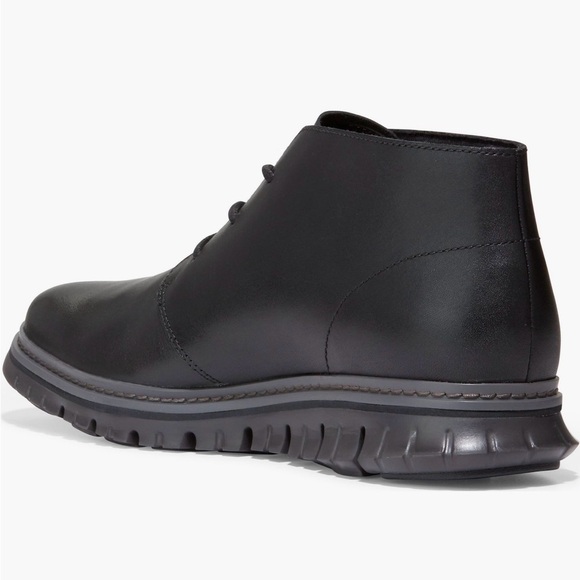 Cole Haan Men\'s Sleek Black ZeroGrand Chukka Boots main image 11